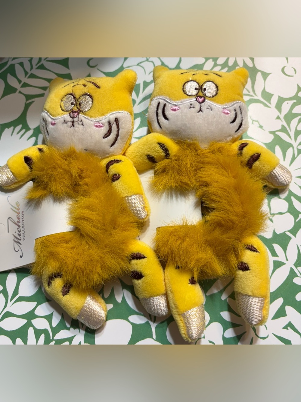 Pair Cat Kitten Ponytail Holders - NEW